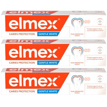 Pasta do Zębów Elmex Wybielająca Przeciw Próchnicy Whitening 3x75ml