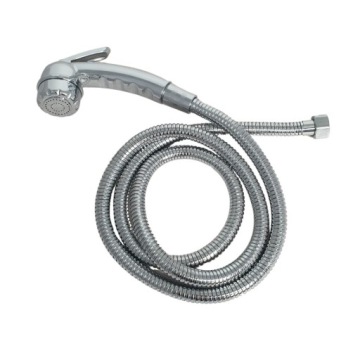 Внешняя розетка для воды с душем и заслонкой для прицепа-домика, черная