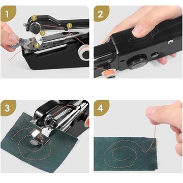 РУЧНАЯ МИНИ-ПОРТАТИВНАЯ ШВЕЙНАЯ МАШИНА + НАБОР ДЛЯ ШВЕЙНОЙ МАШИНЫ