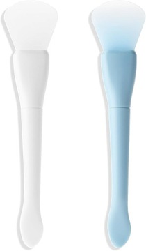 2 штуки силиконовых масок для лица, аппликатор, маски для лица, лопаточка.