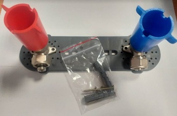Listwa montażowa z kolankami 16x1/2 GW PEX