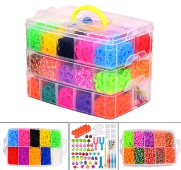 GUMKI DO ROBIENIA BRANSOLETEK ZESTAW XL 15000 szt