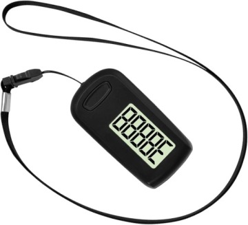 Мини-электронный шагомер, портативный цифровой 3D-шагомер с зажимом