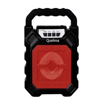 Przenośne multimedia o dużej głośności 10 W, czerwone i czarne