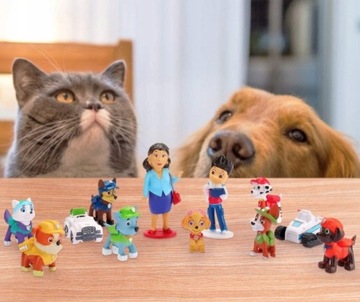 Набор фигурок PAW PATROL фигурки собак, транспорт, 12 шт.