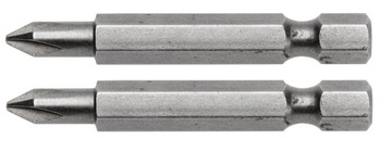 Бита отвертка PZ0 50MM 2шт Hogert HT1S324