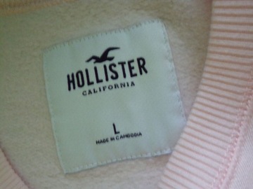 HOLLISTER CALIFORNIA PIĘKNA BLUZA MĘSKA RÓŻ