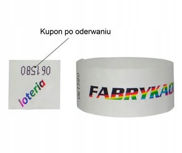 TYVEK БАСЛЕТЫ 25мм 1000 шт. ЦВЕТНОЙ ПРИНТ.