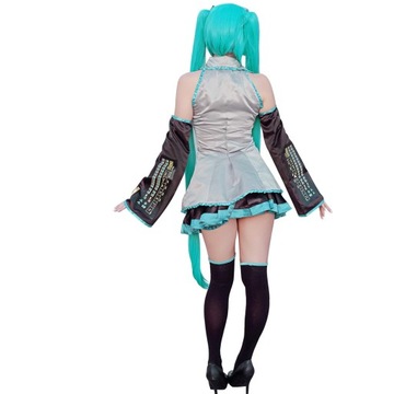 HATSUNE MIKU VOCALOID PERUKA COSPLAY WIG Z HAIRNETEM