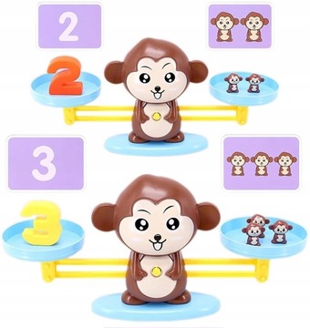 Развивающая игра Crazy Monkey Scales Учимся считать