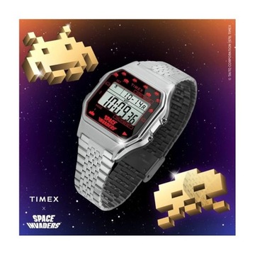 ZEGAREK +grawer Unisex TIMEX T80 X SPACE INVADERS UNISEX TW2V30000 Vintage