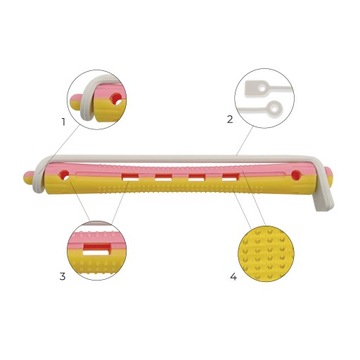 Перманентная завивка для волос НАБОР Валики Catzy Ballerina ФИКСИРУЮЩАЯ БУМАГА