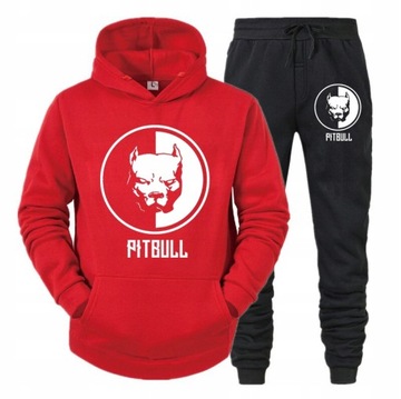 СПОРТИВНЫЙ КОСТЮМ PITBULL СВИТШОТ БРЮКИ РАЗМЕРЫ ВЫКРОЙКИ