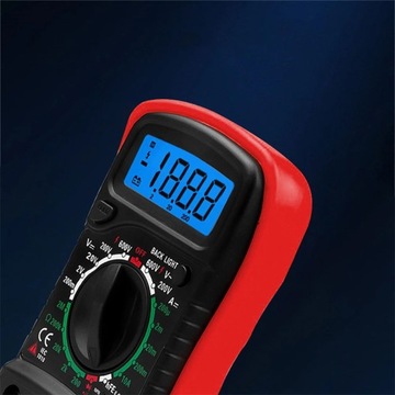 ПРОФЕССИОНАЛЬНЫЙ мультиметр, измеритель потребления тока, цифровой электрический ЖК-тестер