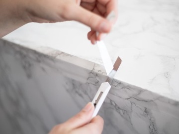 Самоклеящаяся декоративная фольга для мебели, столешницы, подоконника, СЕРОГО МРАМОРА