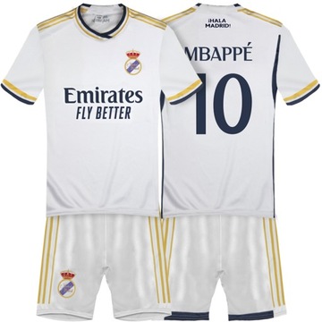 MBAPPE REAL Футбольная форма, спортивный комплект, рубашка + шорты 146