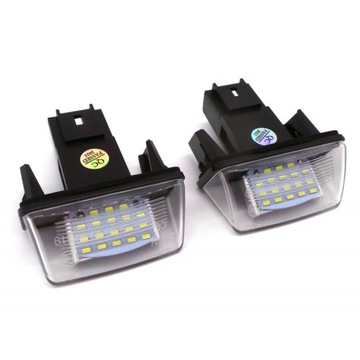 PEUGEOT 407 LAMPY TABULKY SPZ LED 2KS