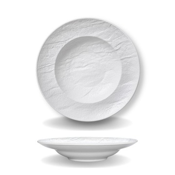 Talerz głęboki okrągły porcelanowy biały na zupę Wilmax 25,5 cm 350 ml