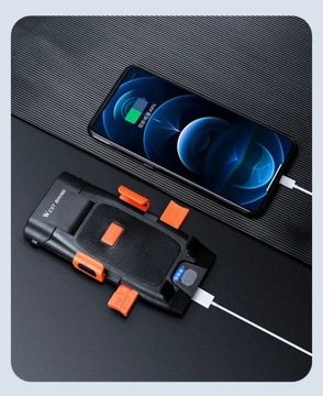 Велосипедный фонарь 5в1 с держателем для телефона, 500 лм