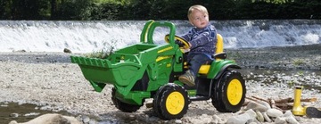 PEG PEREGO ТРАКТОР 12V КОВШ ЭКСКАВАТОРА JOHN DEERE
