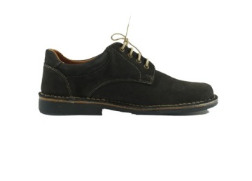 PONADCZASOWE PÓŁBUTY WELUROWE CIEMNO BRĄZOWE 42