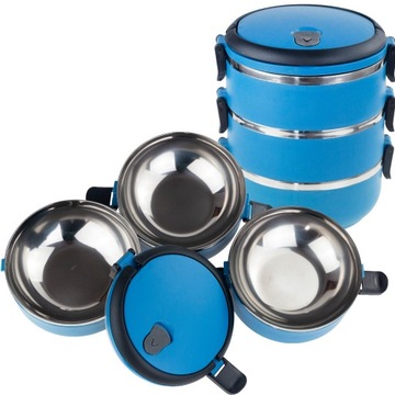 POJEMNIK ŻYWNOŚĆ MENAŻKA OBIADOWY LUNCH BOX 3 czes