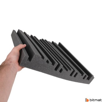 Panele z pianki do wyciszenia pomieszczenia nowoczesny motyw EQUALIZER 4szt