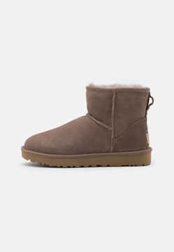 UGG CLASSIC MINI Botki Beżowe 39 1AAA