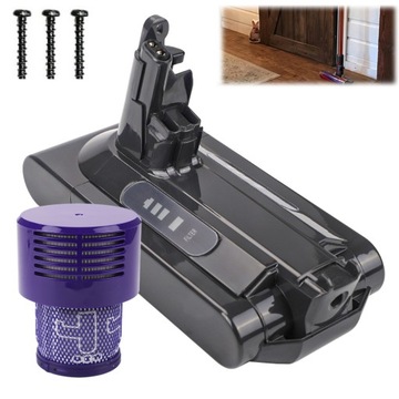 ЗАМЕННАЯ АККУМУЛЯТОРНАЯ БАТАРЕЯ 6000 МАЧ, 25,2 В ДЛЯ DYSON V10ANIMAL, V10ABSOLUTE, V10 MOTORHEAD