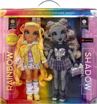 RAINBOW HIGH 2 BLIŹNIACZKI SUNNY I LUNA MADISON