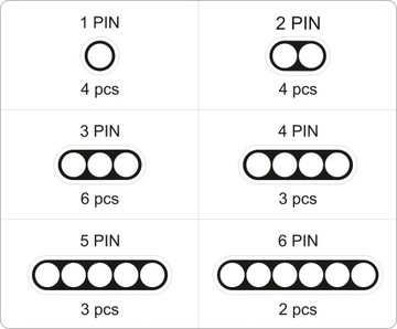 ЗАГЛУШКА КАБИНЫ ГЕРМЕТИЧНЫЙ РАЗЪЕМ SUPERSEAL 1-6 PIN #