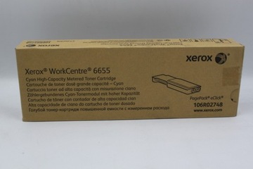 Xerox 6655 106R02748 cyan toner oryginał