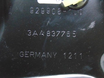 MECHANIZMUS OKNO LEVÝ PŘEDNÍ 3AA837755 VW PASSAT B7