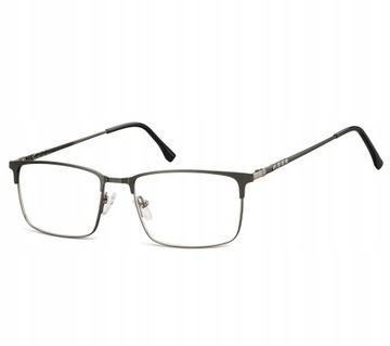 Okulary Nerd prostokątne Zerówki Korekcyjne Unisex