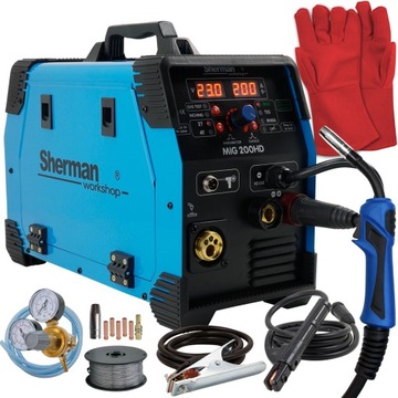 PÓŁAUTOMAT Spawarka MIGOMAT 200A MIG MAG TIG 230v