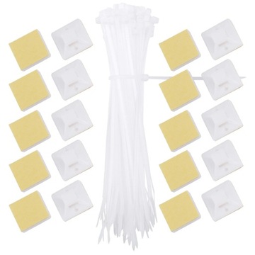 НАСТЕННЫЙ КЛЕЯЩИЙСЯ КАБЕЛЬНЫЙ ДЕРЖАТЕЛЬ КАБЕЛЬНЫЕ Стяжки ЧЕРНЫЙ ЗАМОК