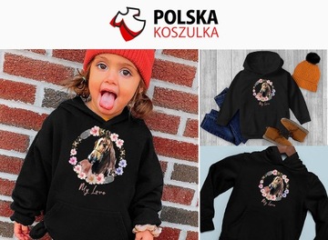 ДЕТСКАЯ Кофта ДЛЯ ДЕТЕЙ ЛОШАДИ 128 ПОДАРОЧНОЕ КАЧЕСТВО