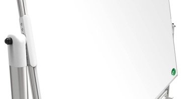 Доска керамическая мобильная отдельно стоящая 150х100см белая, двусторонняя + бесплатно