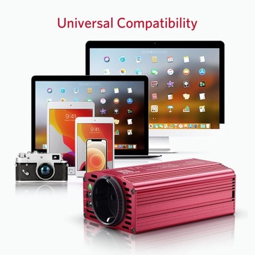 Преобразователь напряжения 12 В 230 В 300 Вт Инвертор