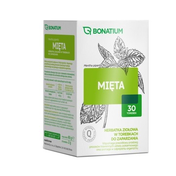 BONATIUM Mięta Herbatka Ziołowa 30 torebek