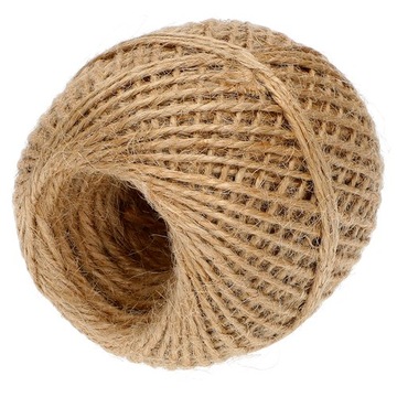 Sznurek jutowy naturalny brązowy 1,5 mm/100m/100g