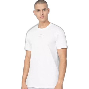 MĘSKA KOSZULKA BAWEŁNIANA 4F NA CO DZIEŃ LOGO 3XL