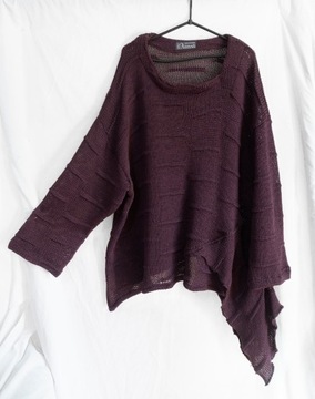 ABBAS SWETER ASYMETRYCZNY 60/62