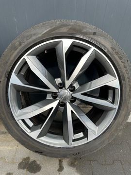 Koła Audi OE A6 A7 SQ7 SQ8 Q7 Q8 4M 4M0601025BP 285/40R21 igła Bardzo Ładne
