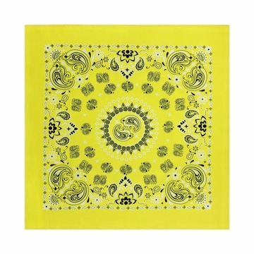 56CM Women Foulard Hip Hop Amoeba Cotton Square Scarf Bandana Headband