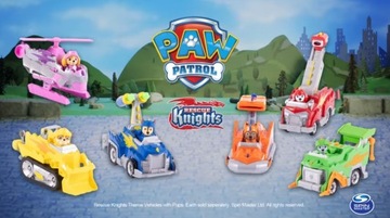 PAW PATROL Knights ТРАНСПОРТ Deluxe ФИГУРКА Щебень
