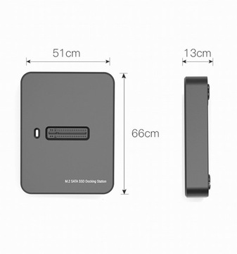 Док-станция для накопителей Gembird DD-U3M2 M.2 SATA и NVME USB-C