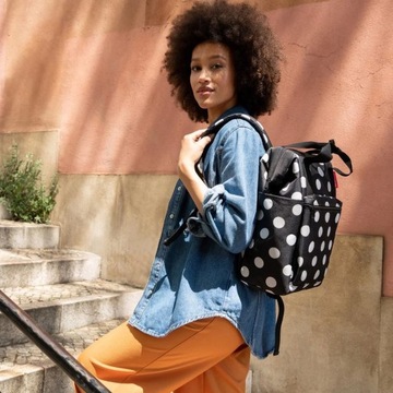 РЮКЗАК 12 л Allrounder R Dots белый Reisenthel