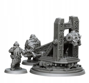 Dwarven Catapult - DL Miniatures - Druk 3D