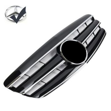 MASKA MERCEDES W221 S 05-09 BLACK CHRÓM AMG CL